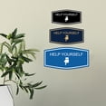 thumbnail image 3 of Signs ByLITA Fancy Help Yourself Indoors Decoration Sign (Brushed Silver) - Large, 3 of 6