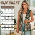 thumbnail image 7 of Uorisanigo Dried Branch Women's Jacket Vest Lightweight Sleeveless Women's Suit Vest with Pockets Open Front Waistcoat Vests Fashion Size S, 7 of 7
