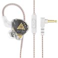 thumbnail image 1 of QKZ AKX Auriculares con micrófono en la oreja Auriculares Jack de 3,5 mm para juego (Negro) Hugtrwg Nuevos Originales, 1 of 9
