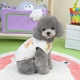 thumbnail image 4 of Pet Clothes Autumn Winter Medium Small Dog Plush Vest Cute Sweater Warm Velvet Kitten Puppy Sweet Cardigan Chihuahua Yorkshire ShopWise Round, 4 of 8