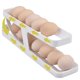 thumbnail image 1 of Soporte para huevos para refrigerador, contenedor de almacenamiento de huevos que se enrolla automáticamente, soporte para huevos de plástico de 2 niveles, bandeja para huevos que ahorra esp, 1 of 5