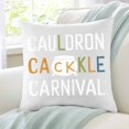Cauldron Cackle Carnival Halloween Costume pillows case 18x18 set of 2