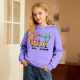 thumbnail image 6 of Byoo Toddler Girls Hoodie Cute 67 Number Graphic Long Sleeve Hooded Pullover Sweatshirt Loose Fit Sport Top for Child, 6 of 9