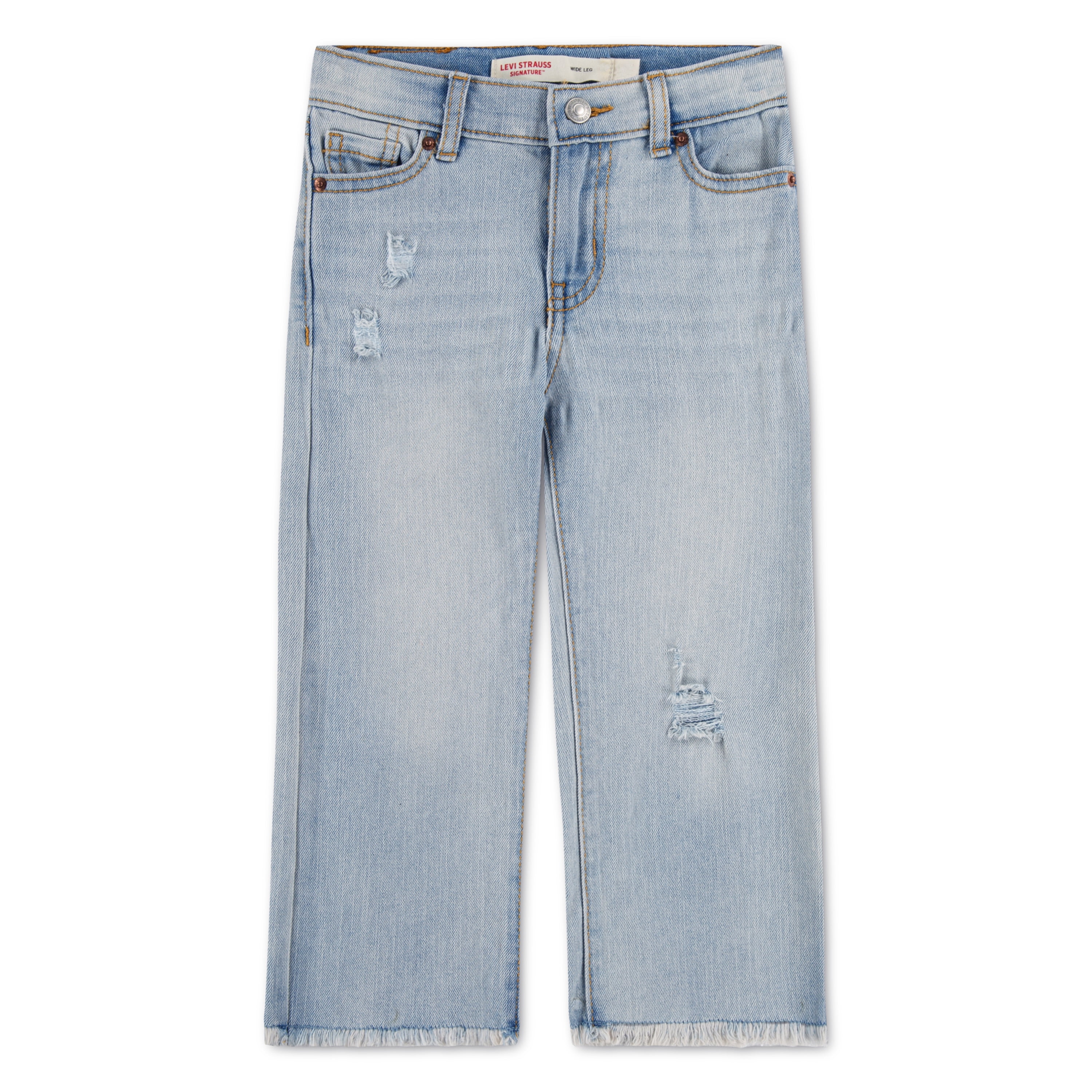 Levi Strauss Signature Girls Wide Leg Jeans, Sizes 5-18
