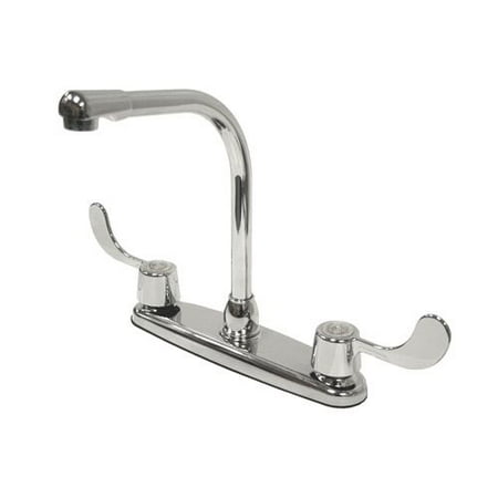 Kingston Brass GKB761 Magellan Centerset Kitchen Faucet with Metal Wrist Blade H