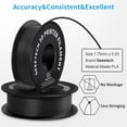 thumbnail image 2 of GEEETECH Matte PLA Filament Black, 1.75mm Frosted 3D Printer Filament, Dimensional Accuracy +/- 0.02 mm, 1kg Spool (2.2lbs) 3D Printing Filament for FDM 3D Printers, 2 of 7