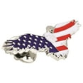 thumbnail image 2 of American Flag Patriotic Soaring Eagle Enamel Lapel Pin - 10 Pack of Unisex Enamel Pins for Adults and Teens, 2 of 3