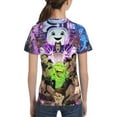 thumbnail image 5 of Cartoon-Ghostbusters Youth Unisex T-Shirt Crewneck Short Sleeve Double-Sided Print Tee Shirts Top For Boys Girls Kid Teen Small, 5 of 6