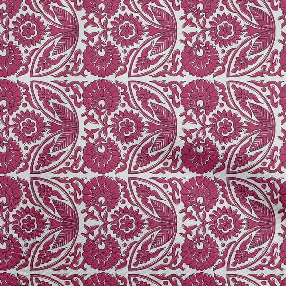 oneOone Viscose Jersey Magenta Fabric Block Sewing Fabric By The Yard Printed Diy Clothing Sewing Supplies 60 Inch Wide