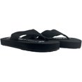 thumbnail image 3 of Gypsy Soule Traction Outsole Flip Flops, 1in Comfort Heel Thong Sandals, Black, 3 of 4