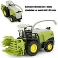 thumbnail image 3 of Miniature Harvester Toy Alloy Plastic Vehicle Model Kid Educational Farm Car Toys Sliding Bright Color Green 1/42, 3 of 7