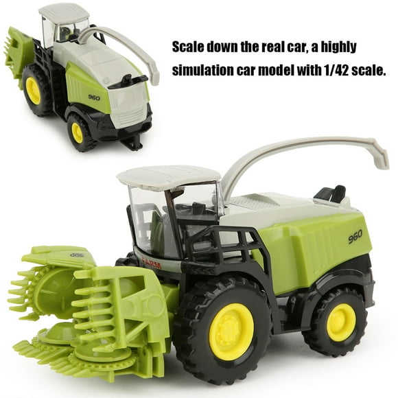 Combine Harvester Toy, 1 42 Miniature Harvester Toy Farm Toys Harvester Vehicle Model Vehicle Model Kid Educational Farm Car Toys Gifts for Boys Girls, 5.3x2.1x2.6in