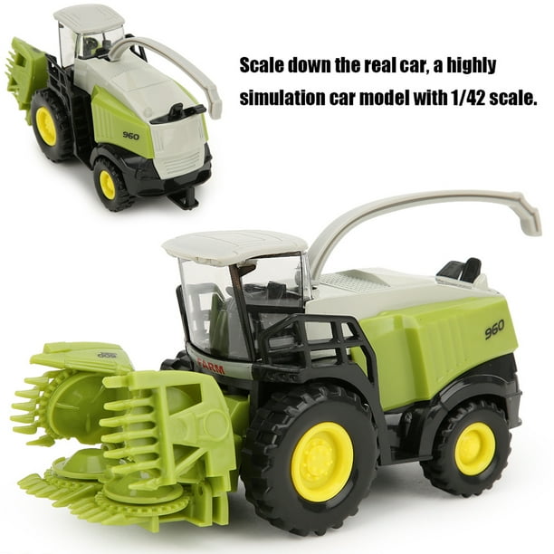 Juguete de Cosechadora en Miniatura 1/42 Modelo de Vehículo de aleación y Plástico Coche de Alta Simulación para Niños ANGGREK Otros