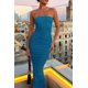 thumbnail image 2 of Vestido PRETTYGARDEN Maxi Bodycon Strapless Sin Mangas XL, 2 of 5