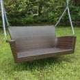 thumbnail image 4 of Kingston Resin Wicker/Steel Contemporary Hanging Swing, 4 of 5