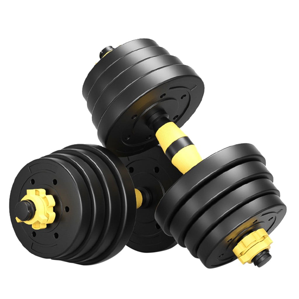 Details about   GYM Adjustable Dumbbell Set 44 66 88lb Weight Barbell Plates Home Workout 