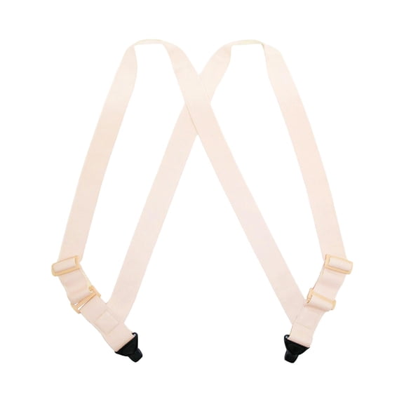 CTM Undergarment TSA Compliant Side Clip Airport Suspenders (Men)