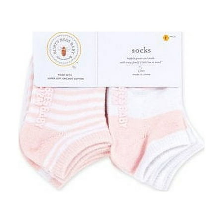 UPC: 0840109500366 | Burt s Bees Baby Girls Socks 6-Pack Multi Ankle