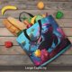 thumbnail image 5 of Fotbe Lively Cute Turtle Bolsa Tote con Estampado para Mujer, Bolsos con Cremallera, Bolsa de Hombro Casual de Gran Capacidad con Bolsillos Internos, 5 of 7