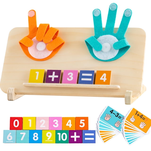Bloques de conteo de números manipulativos matemáticos para niños