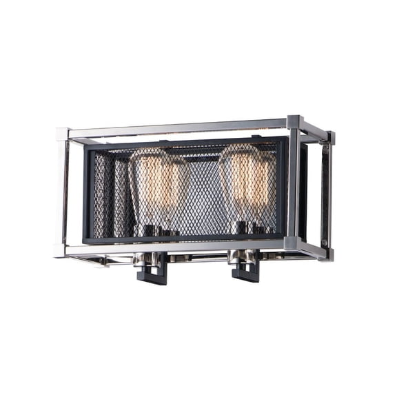 12152BKPN-Maxim Lighting-Refine-2 Light Bath Vanity-14.25 Inches wide by 8.25 inches high
