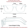 thumbnail image 4 of LifeArt Blue Light Blocking Computer Reading Glasses with Transparent Lens for Women/Men, 4 of 9