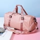 thumbnail image 4 of Bolsa de deporte para gimnasio, separación húmeda y seca, para fitness, yoga, equipaje de viaje, bolso (rosa), 4 of 5