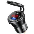 thumbnail image 1 of 45W Type C PD + 18W QC3.0 USB Fast Car Charger for Tablet Cellphone Laptop, 1 of 3