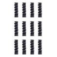 thumbnail image 2 of 12Pcs Cable Protector Solid Color Flexible Silicone Spiral Design Wearproof Wire Protector for Charging Line,Black, 2 of 8