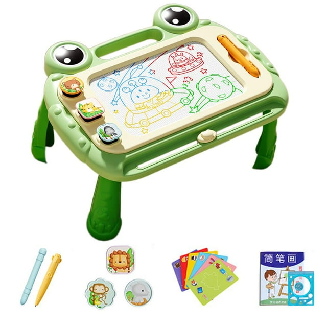 LZYWOD Magnetic Drawing Board for Children, Erasable Graffiti Sketch Pad for Toddlers, Educational Toy for Creative Enlightenment & Learning, Multi-Color