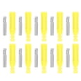 thumbnail image 1 of Bornier de Fixation, Prise Femelle Banane Isolée en Laiton 10 Set Forte Connectivité Résistant à l'Usure pour les Fils de Test Multimètres Se Termine en Jaune, 1 of 8