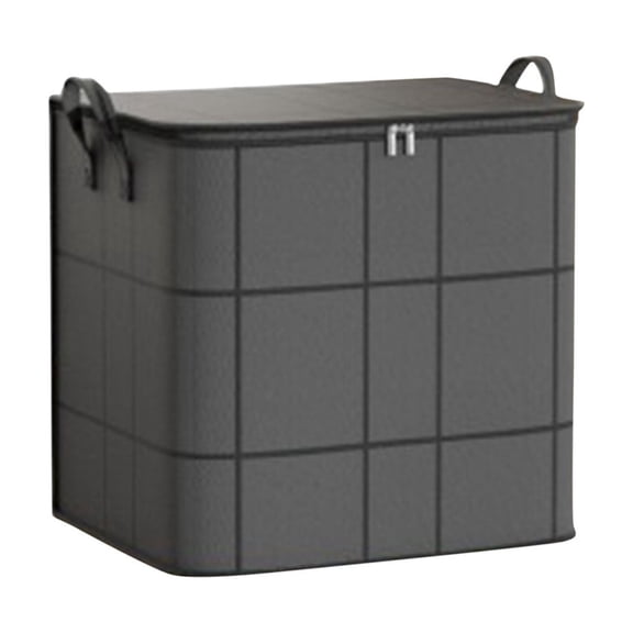Foldable Comforter Storage Bag, Zipper Closure and Reinforced Handles for Bedding, 105.67 Qt