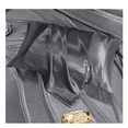 thumbnail image 4 of 2pz Fundas De Almohada Estándar De Satén Y Sedosas, Cómodas Color: Gris Oscuro, 4 of 4