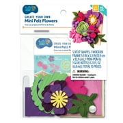 Hello Hobby Create Your Own Mini Felt Flowers, Child Craft Kit