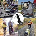 thumbnail image 4 of Acoplador de remolque de bicicleta Dinheiro, enganche de remolque de bicicleta, adaptador de montaje de enganche de remolque de acero, enganche de remolque de bicicleta para carga, niños y perros, 4 of 5