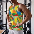 thumbnail image 5 of Lsque German Shepherd Dog Pattern Mens Tank Tops Muscle Athletic Quick Dry Sleeveless Workout Fitness T Shirts Beach Tank Top, Loose-fit Sleeveless Shirt for Men-Medium, 5 of 7