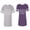 Men Heather / Women Purple, variant on Nothing Sense Makes When A Part Matching Couple Cotton Jerseys (Men Heather / Women Black) (Men S / Women S)