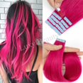 thumbnail image 2 of Typpkmm Mini Cinta De Color Rosa En Extensiones De Cabello Cinta Invisible Sin Costuras En Cabello Humano 10 Unids/Set Rojo Verde PúRpura Azul Mini, 2 of 7