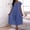 Blue, variant on Nightgown for Women Loose Sleepwear Women's Sexy Nightdress Lingerie Sleepwear Solid Color Sexy Loose Pajamas Orange Free Size