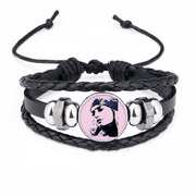 High Cold Woman Exquisiteness Vogue Bracelet Braided Leather Woven Rope Wristband