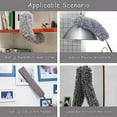 thumbnail image 5 of 20Pcs Microfiber Duster Kit with Extension Pole 30-110 Inches for High Ceiling for Cleaning Cobweb, Blinds,5 set x duster,Grey, 5 of 7
