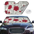 thumbnail image 2 of Daiia Leaves And Anemone Windshield Sun Shade for Car SUV Truck (Medium ), Car Sun Shade Windshield, Car Shades for Front Windows, Sunshade for Car Windshield, 2 of 7