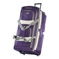 thumbnail image 1 of Olympia 29 In 8 Pocket U Shape Rolling Duffel Bag w/ Handle, Dark Lavender, 1 of 8