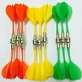 thumbnail image 3 of transemion 12 Pcs/ensemble Fléchettes Magnétiques Résistantes à l'Usure Tête Plate Aile en Plastique Forte Adsorption Boomerang Sécurité Remplacement Fléchettes, 3 of 6