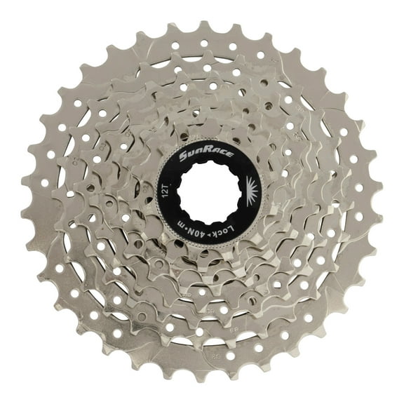 8 Speed Cassette 12/34T Index SCM-66 Nickel Sun Race