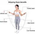 thumbnail image 3 of Skipping Rope Adult Fitness Jump Rope Gym Workouts & outdoor Training for Fat Burning Boxing, MMA Exercises Speed Fitness Weighted Skipping Ropes for Women & Men, 3 of 4