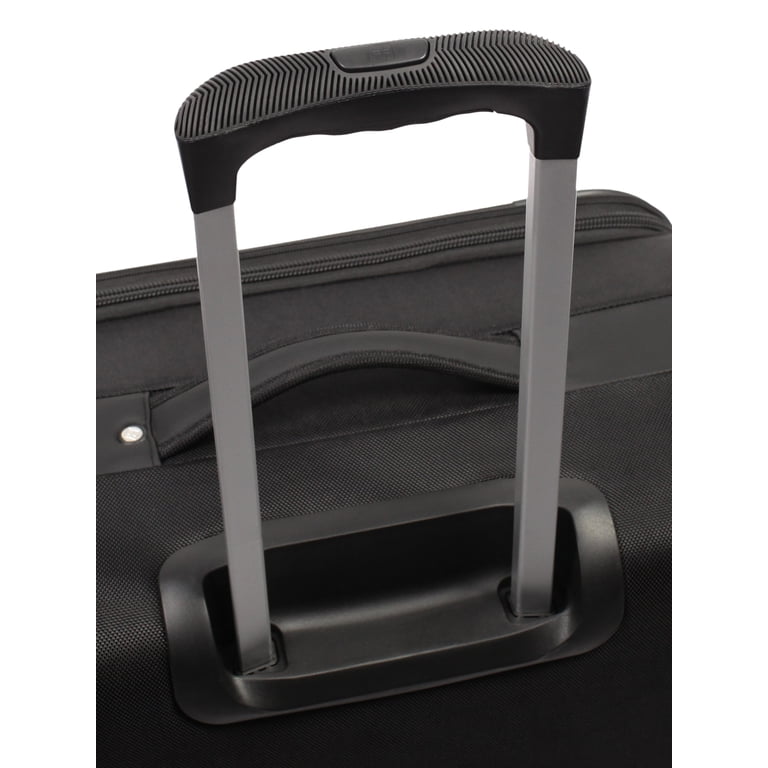 SwissTech Executive 25in Softside 8-Wheel Checked Luggage, Black