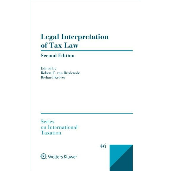 International Taxation Legal Interpretation of Tax Law, (Hardcover)