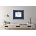 thumbnail image 2 of OCM Diploma Frame for University of Kansas KU, 16" x 18" Diploma Certificates Frame, Embossed Navy/Cherry Mat, 2 of 5