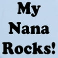 thumbnail image 2 of CafePress - My Nana Rocks Infant Bodysuit - Baby Light Bodysuit, Size Newborn - 24 Months, 2 of 4